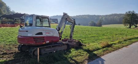 Mirna - zacetek komunalnega opremljanja nove stanovanjske cone, foto Lapego  (3)